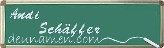 Andi Schäffer Visitenkarte
